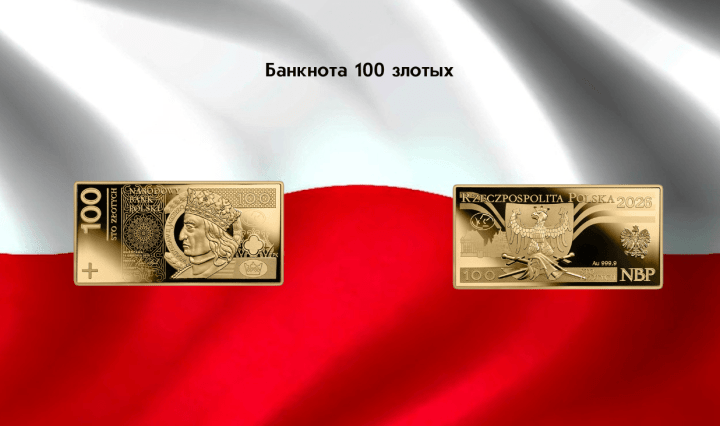 нумизматика Польша 100 злотых
